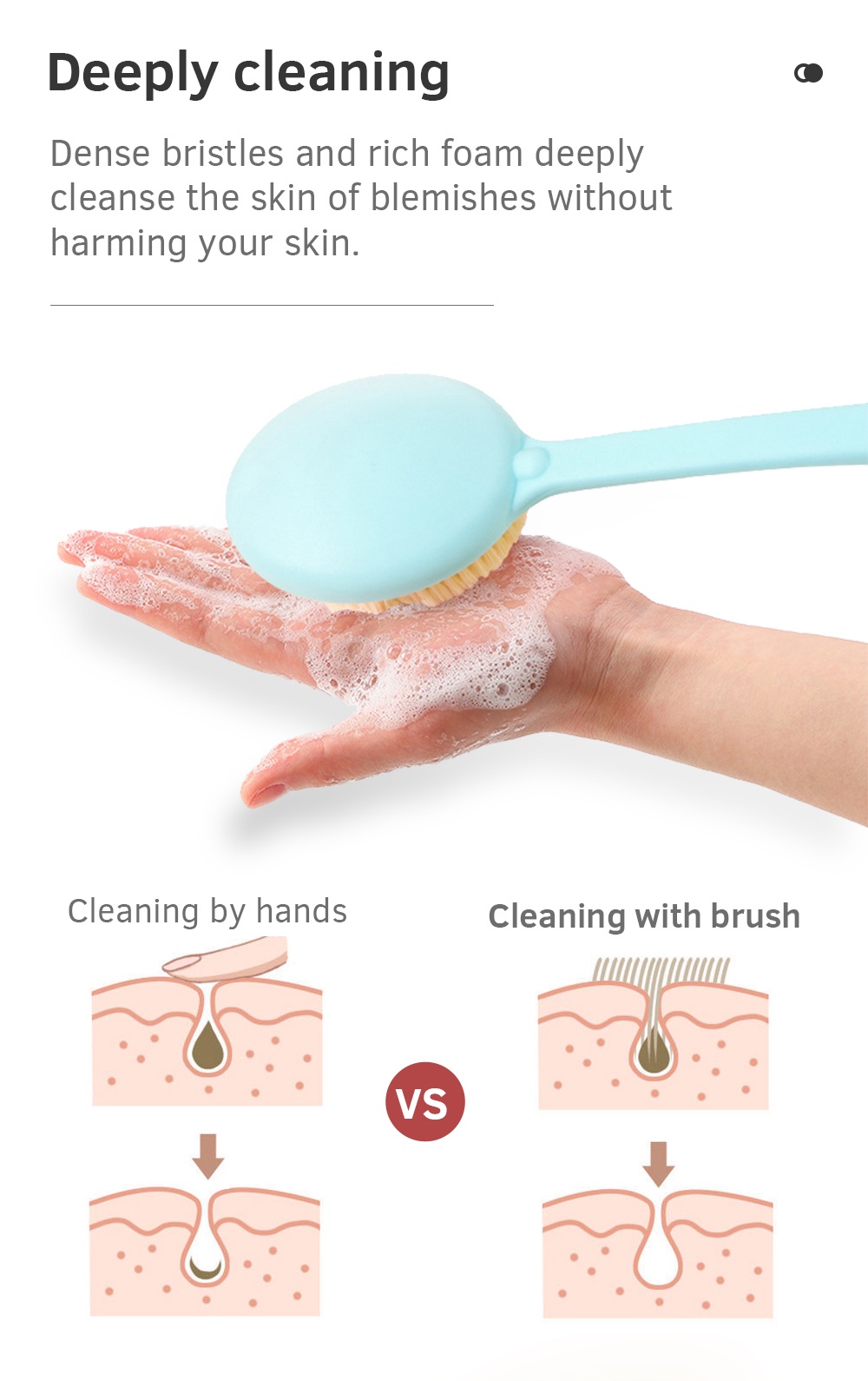 Long Handle Bath Brush-5
